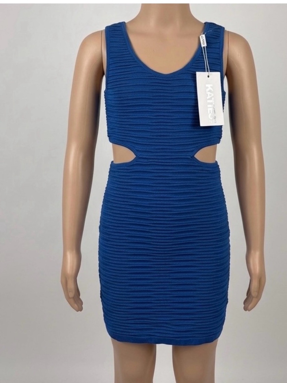NWT Katie J NYC Blue "Shayla"
Cutout Dress — Size L/XL
(Tween/Teen)